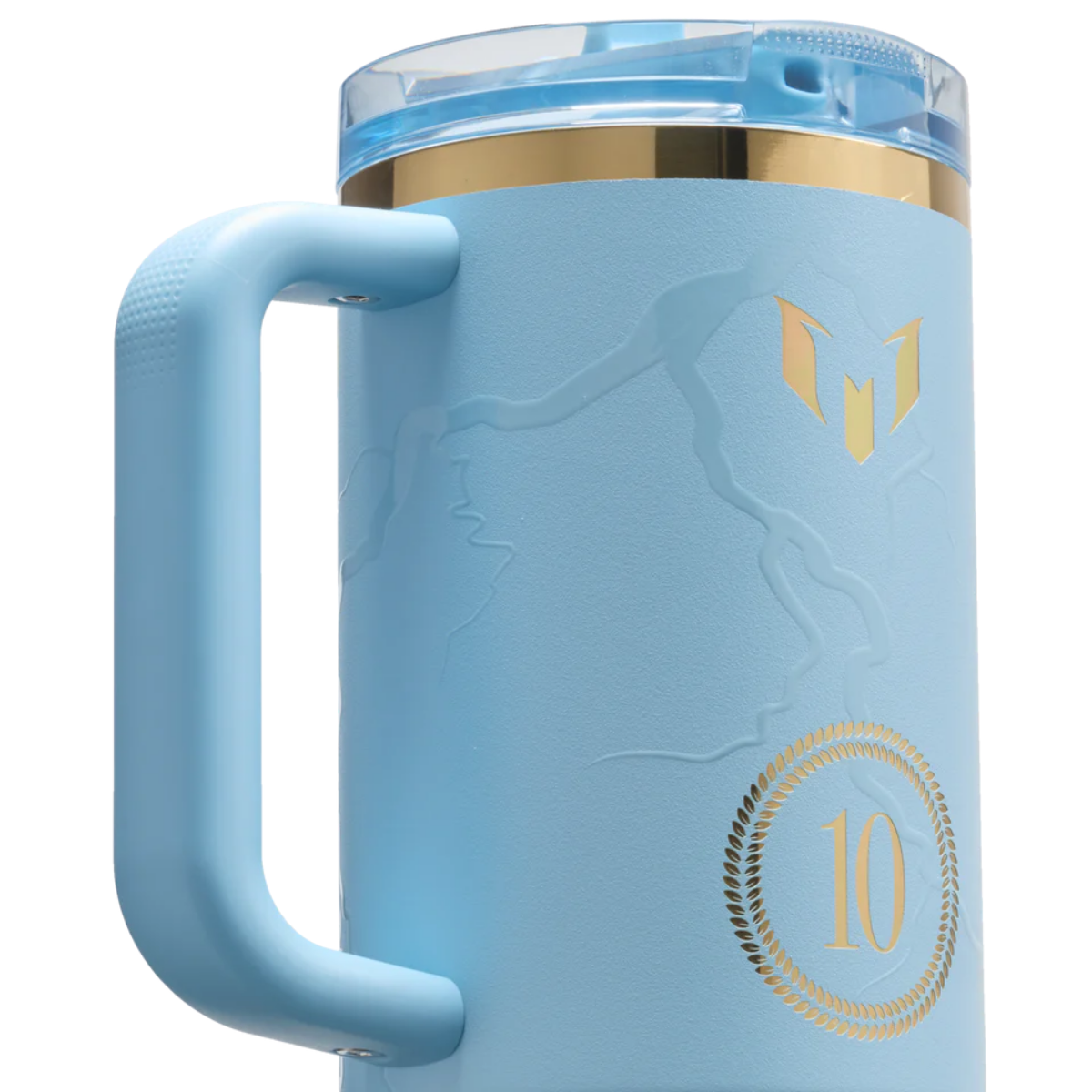 Stanley - The Messi x Stanley Quencher ProTour Flip Straw Tumbler | 40 OZ - Messi Striker Blue