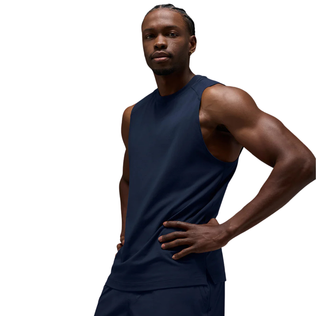 Alo Yoga Vapor Muscle Tank Navy
