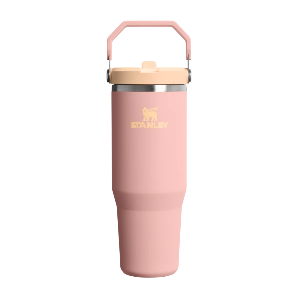Stanley The IceFlow Flip Straw Tumbler | 30 OZ Peach Rose