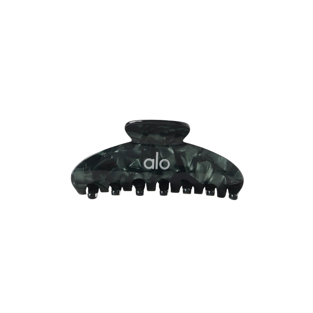 Alo Yoga Women's 90's Claw Clip Clover Green Agate