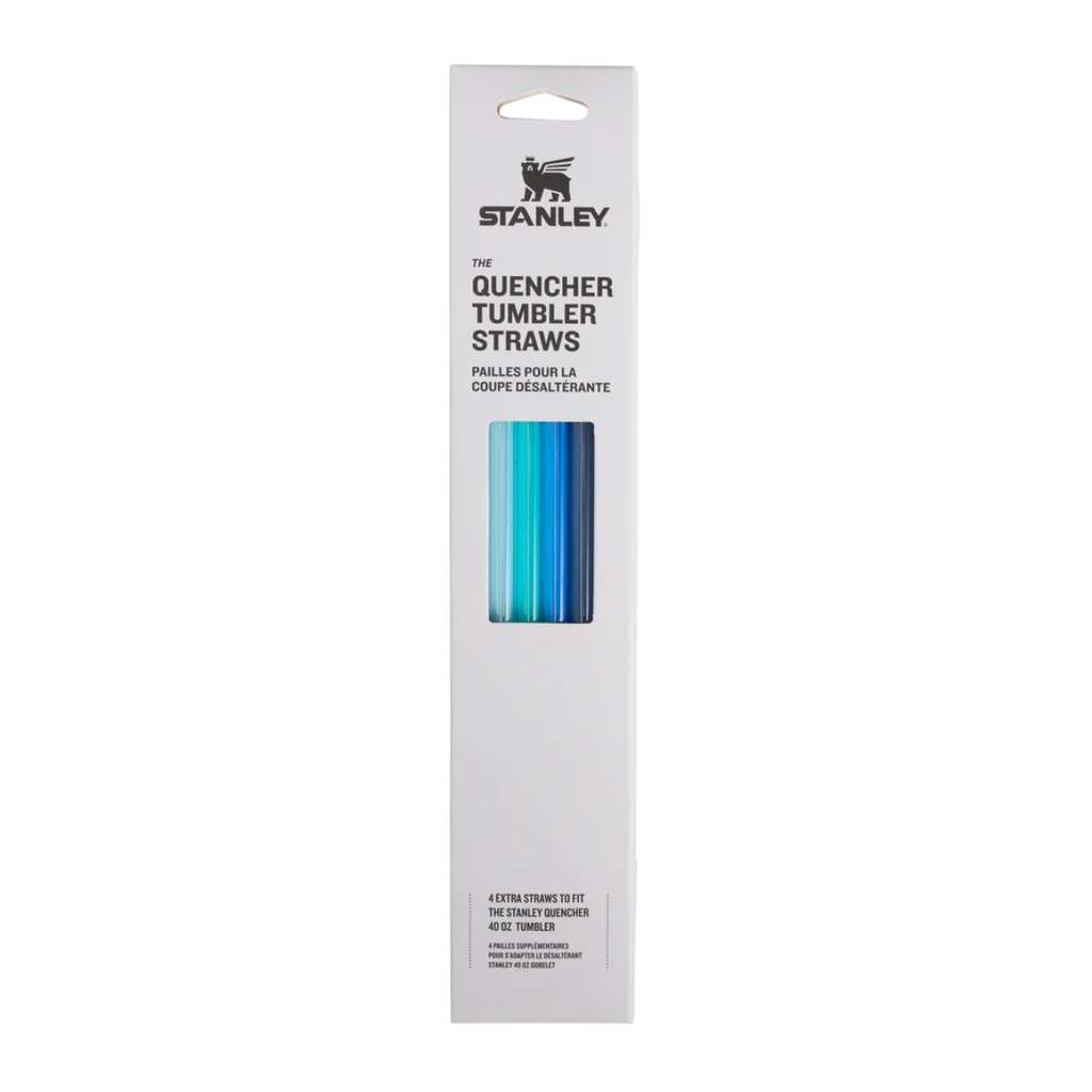 Stanley Adventure Quencher Travel Tumbler Straws | 40 OZ | 4-Pack Blue