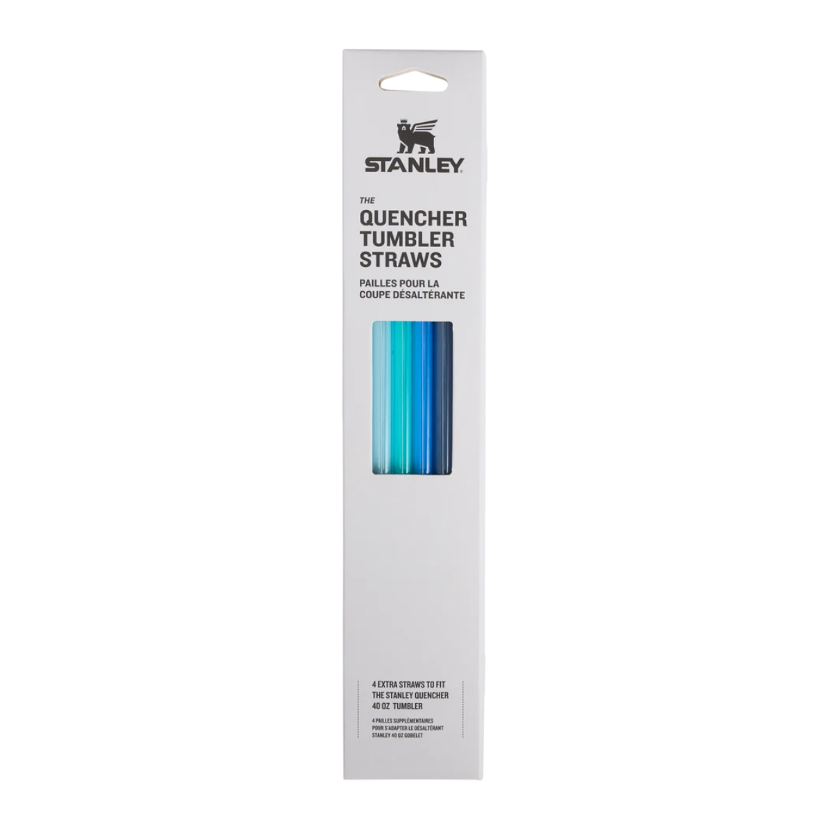 Stanley Adventure Quencher Travel Tumbler Straws | 40 OZ | 4-Pack Blue