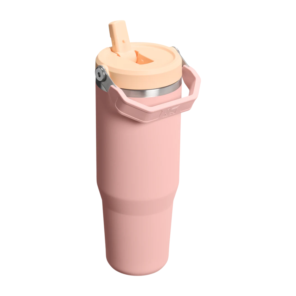 Stanley The IceFlow Flip Straw Tumbler | 30 OZ Peach Rose