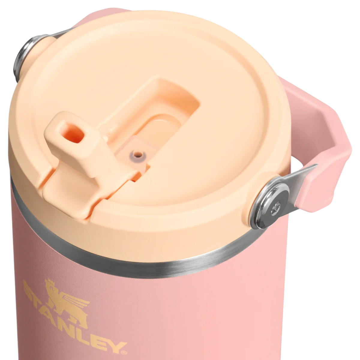 Stanley The IceFlow Flip Straw Tumbler | 30 OZ Peach Rose