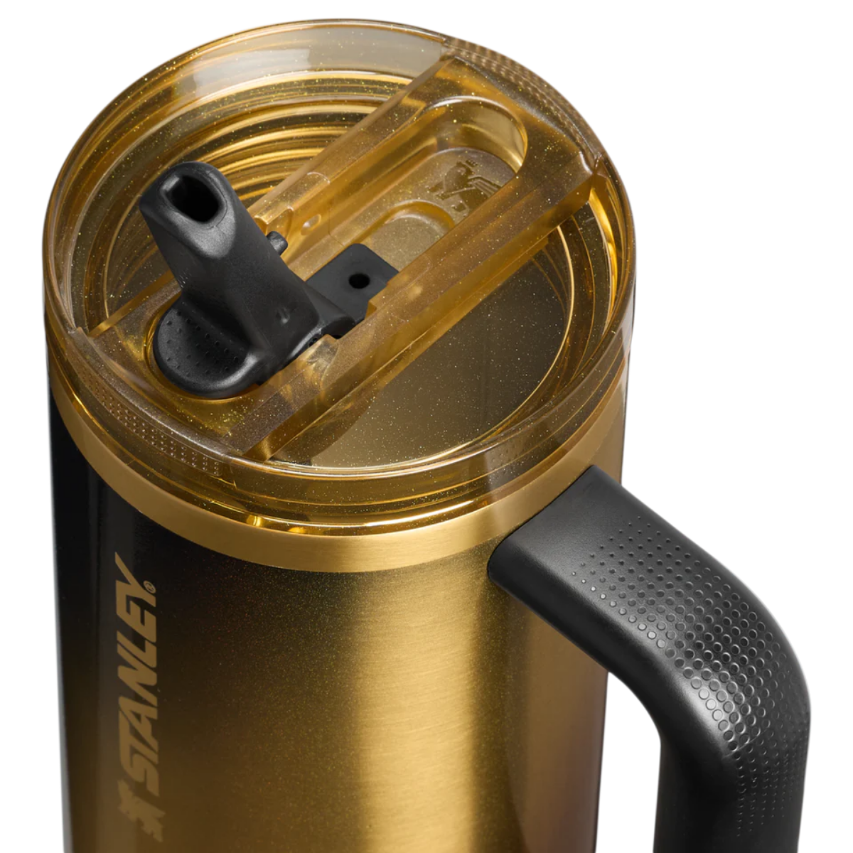 Stanley The Quencher ProTour Flip Straw Tumbler | 30 OZ Black Honey