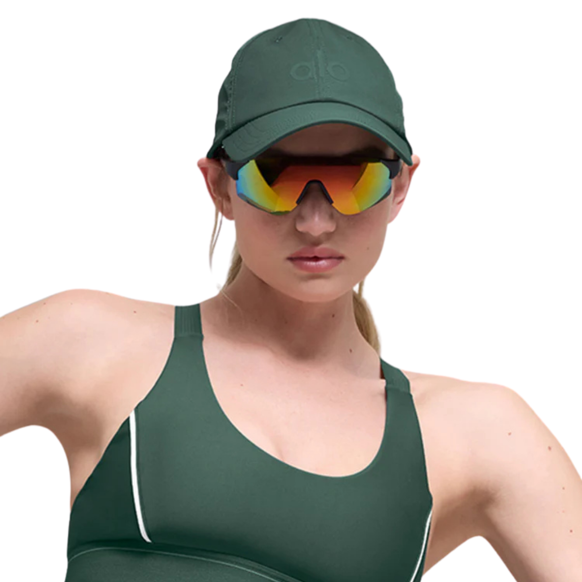 Alo Yoga Performance Off-Duty Cap Clover Green