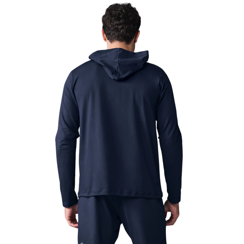 Alo Yoga Conquer Reform Long Sleeve With Hood Navy