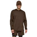 Alo Yoga Conquer Reform Long Sleeve With Hood Espresso
