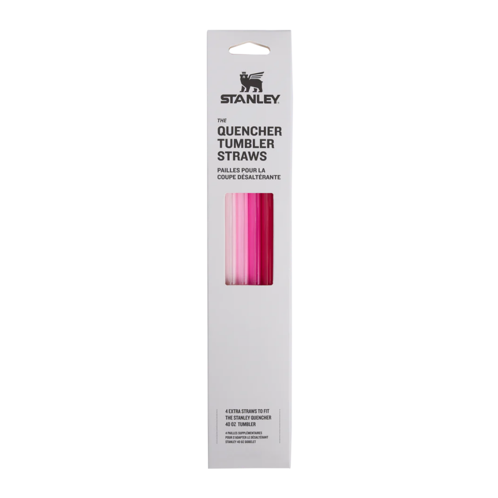 Stanley Adventure Quencher Travel Tumbler Straws | 40 OZ | 4-Pack Pink