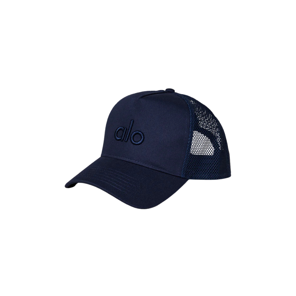 Alo Yoga District Trucker Hat Navy