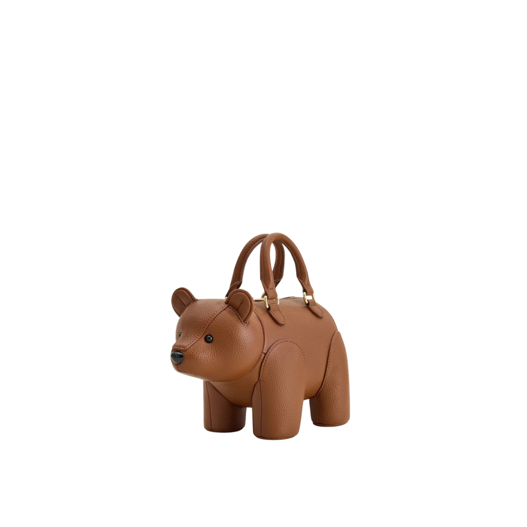 Jw Pei Bernie Bear Top Handle Bag Brown