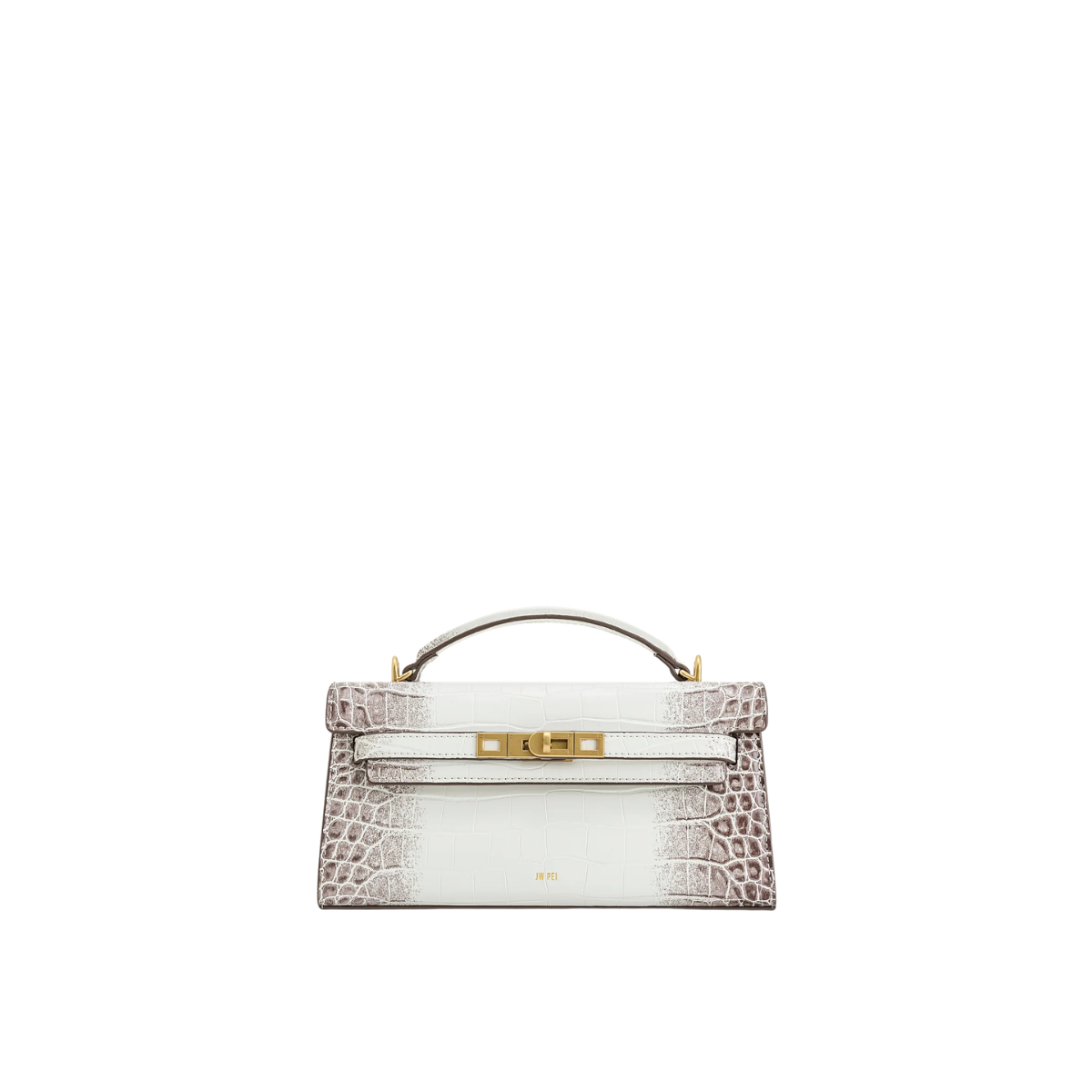 Jw Pei Noor Top Handle Bag White Croc