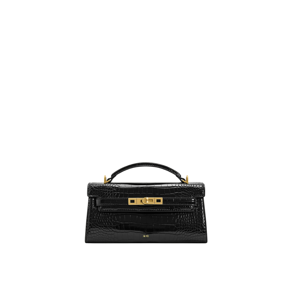 Jw Pei Noor Top Handle Bag Black Croc