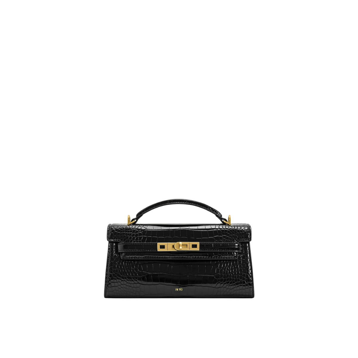 Jw Pei Noor Top Handle Bag Black Croc