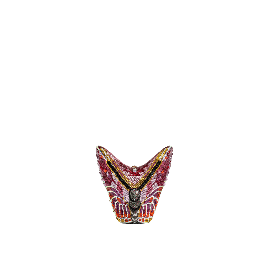 Jw Pei Paisley Crystal Butterfly Clutch Multicolor