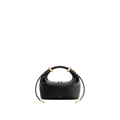 Jw Pei Ellie Metal Ring Embellished Top Handle Bag Black