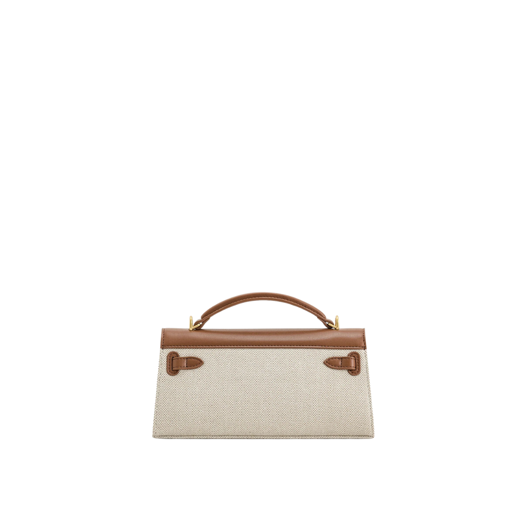 Jw Pei Noor Top Handle Bag Brown Canvas