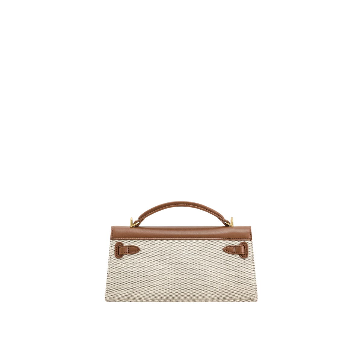 Jw Pei Noor Top Handle Bag Brown Canvas