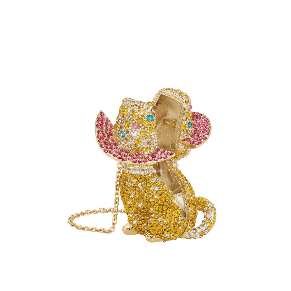 Jw Pei Glamorous Cat Clutch Multicolor Gold