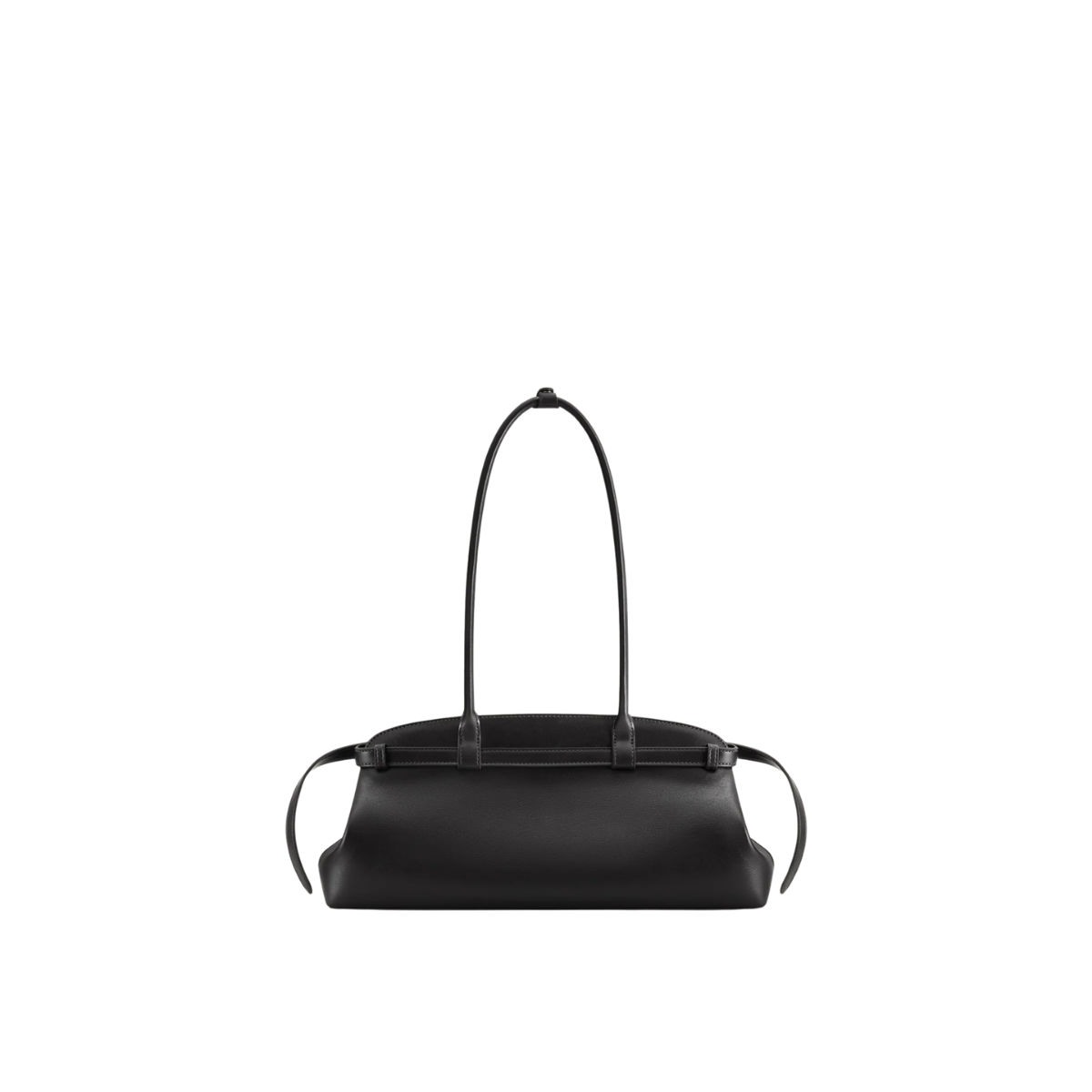 Jw Pei Arden Belt Detail East West Shoulder Bag Black