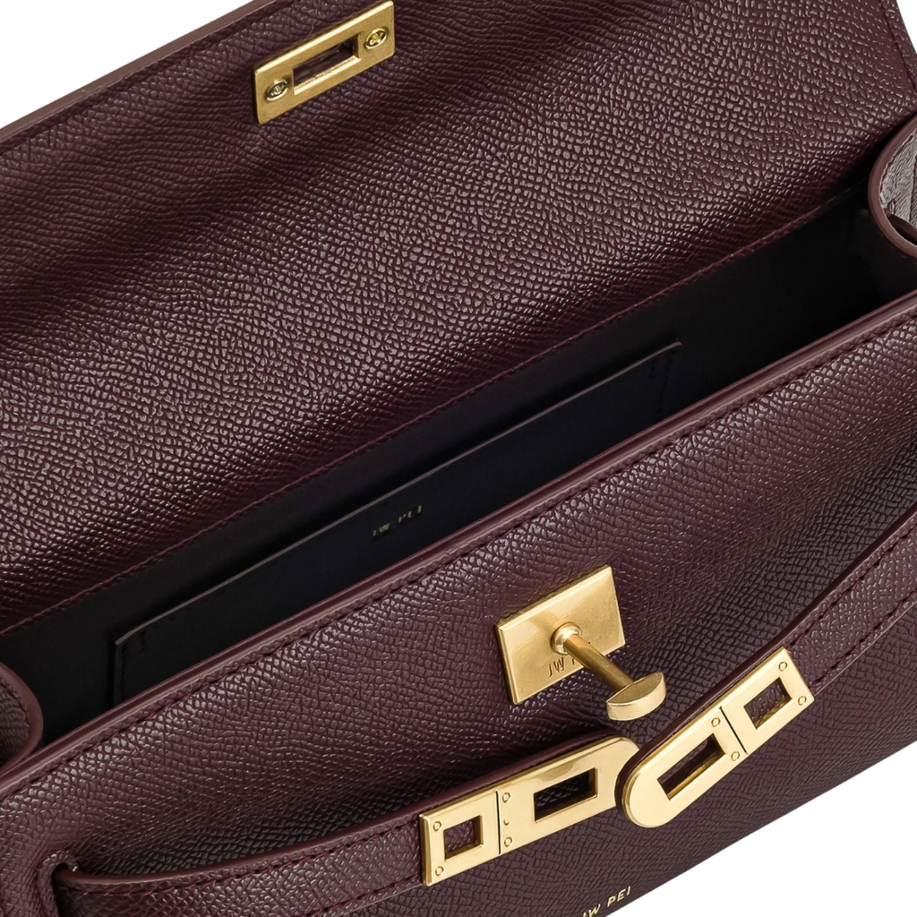 Jw Pei Noor Top Handle Bag Deep Burgundy