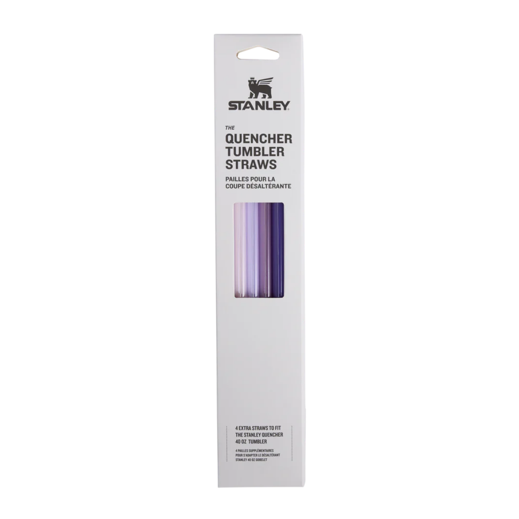 Stanley Adventure Quencher Travel Tumbler Straws | 40 OZ | 4-Pack Purple