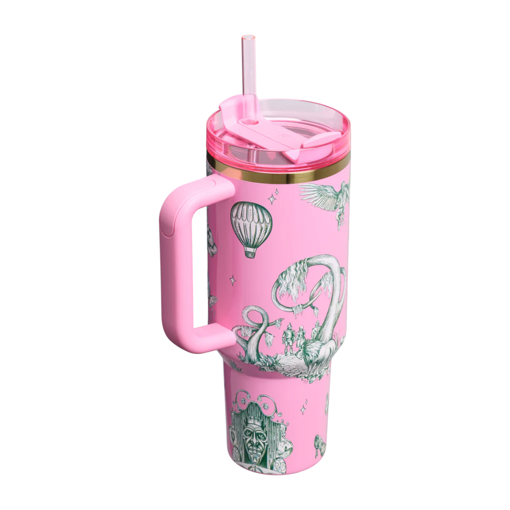 Stanley x The Wicked for Good Quencher H2.0 FlowState Tumbler | 40 OZ Ozian Reprise