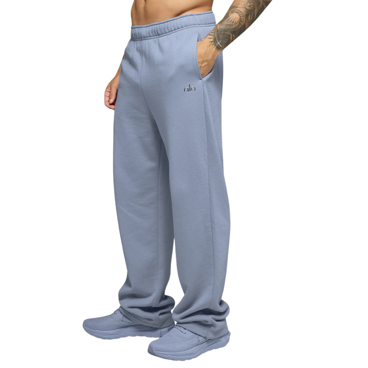 Alo Yoga Accolade Straight Leg Sweatpant Winter Frost