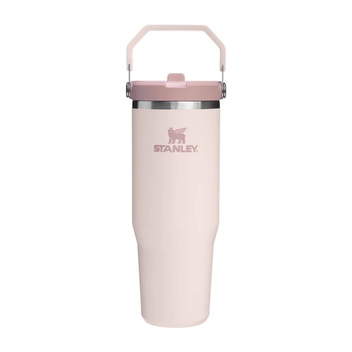 Stanley The IceFlow Flip Straw Tumbler | 30 OZ Rose Quartz