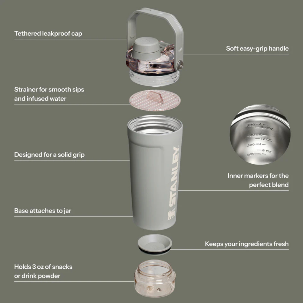 Stanley The Activate Shaker 20 OZ Sage Grey