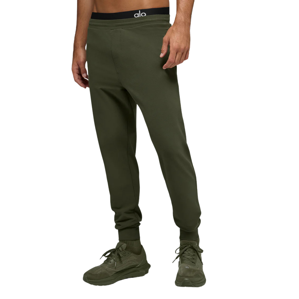Alo Yoga Conquer Max Performance Jogger Green Olive