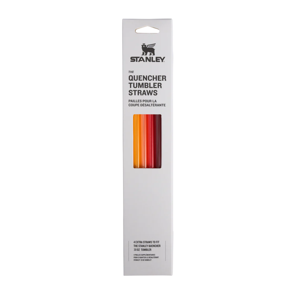 Stanley Adventure Quencher Travel Tumbler Straws | 30 OZ | 4-Pack Red Orange