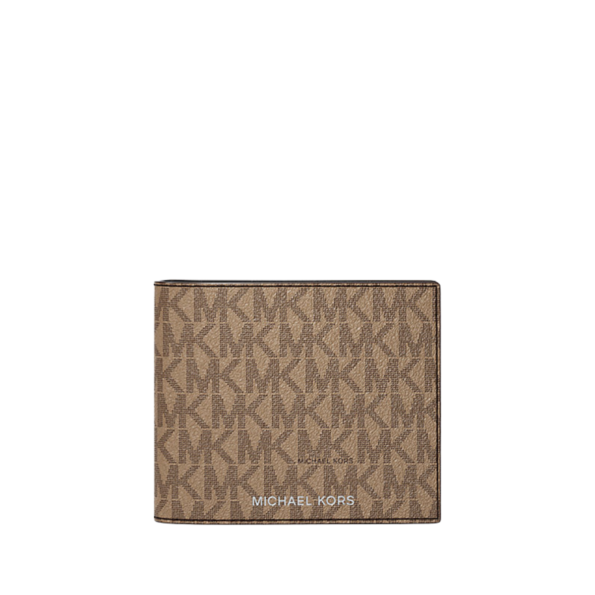 Michael Kors Cooper Logo Billfold Wallet With Passcase Camel