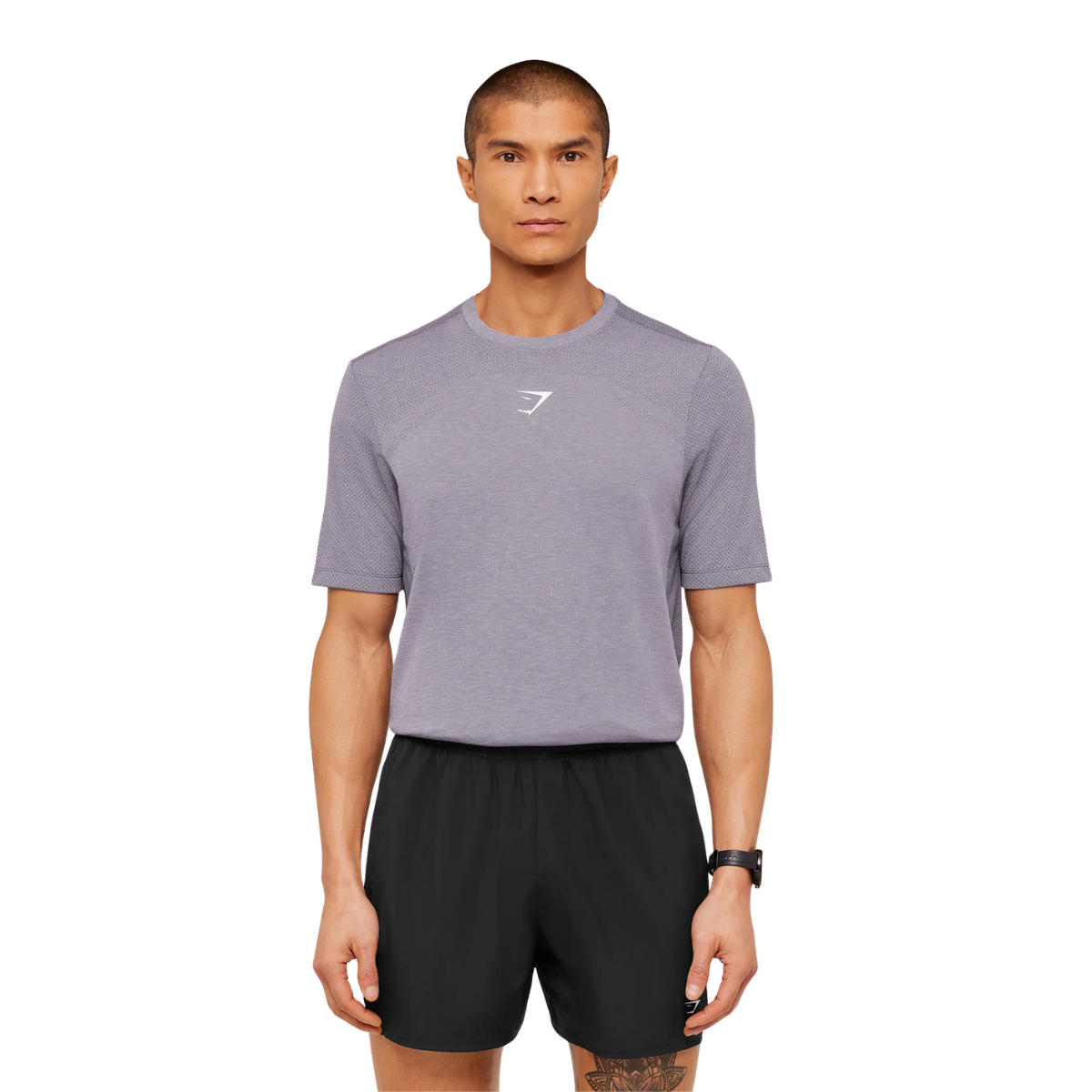 Gymshark Lightweight Seamless T-Shirt GS Fog Purple Marl