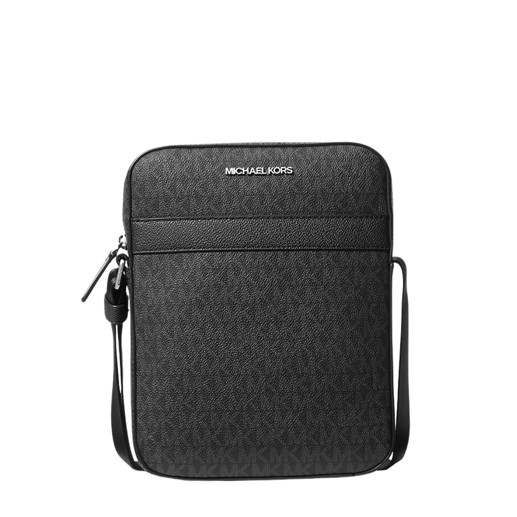 Michael Kors Cooper Signature Logo Flight Bag Black