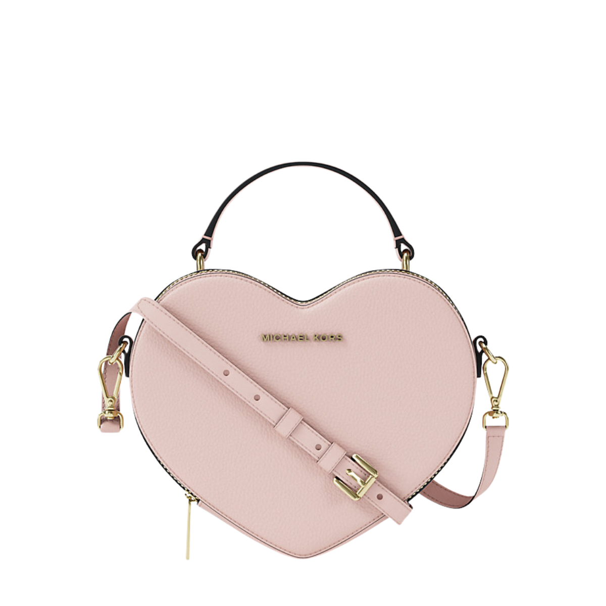 Michael Kors Jet Set Small Heart Crossbody Bag Powder Blush