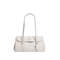 Coach Bridget Flap Shoulder Bag Silver Chalk