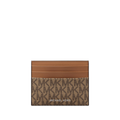Michael Kors Cooper Signature Logo Card Case Camel