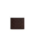 Coach 3-In-1 Wallet In Signature Canvas Mahogany Multi