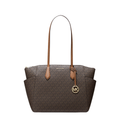 Michael Kors Marilyn Medium Signature Logo Tote Bag Brown