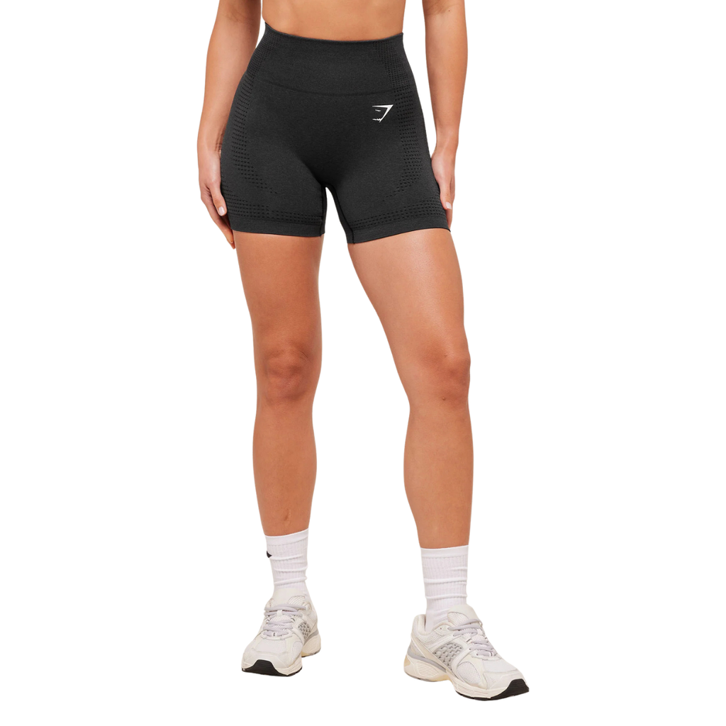 Women's Gymshark Vital Shorts Black Marl
