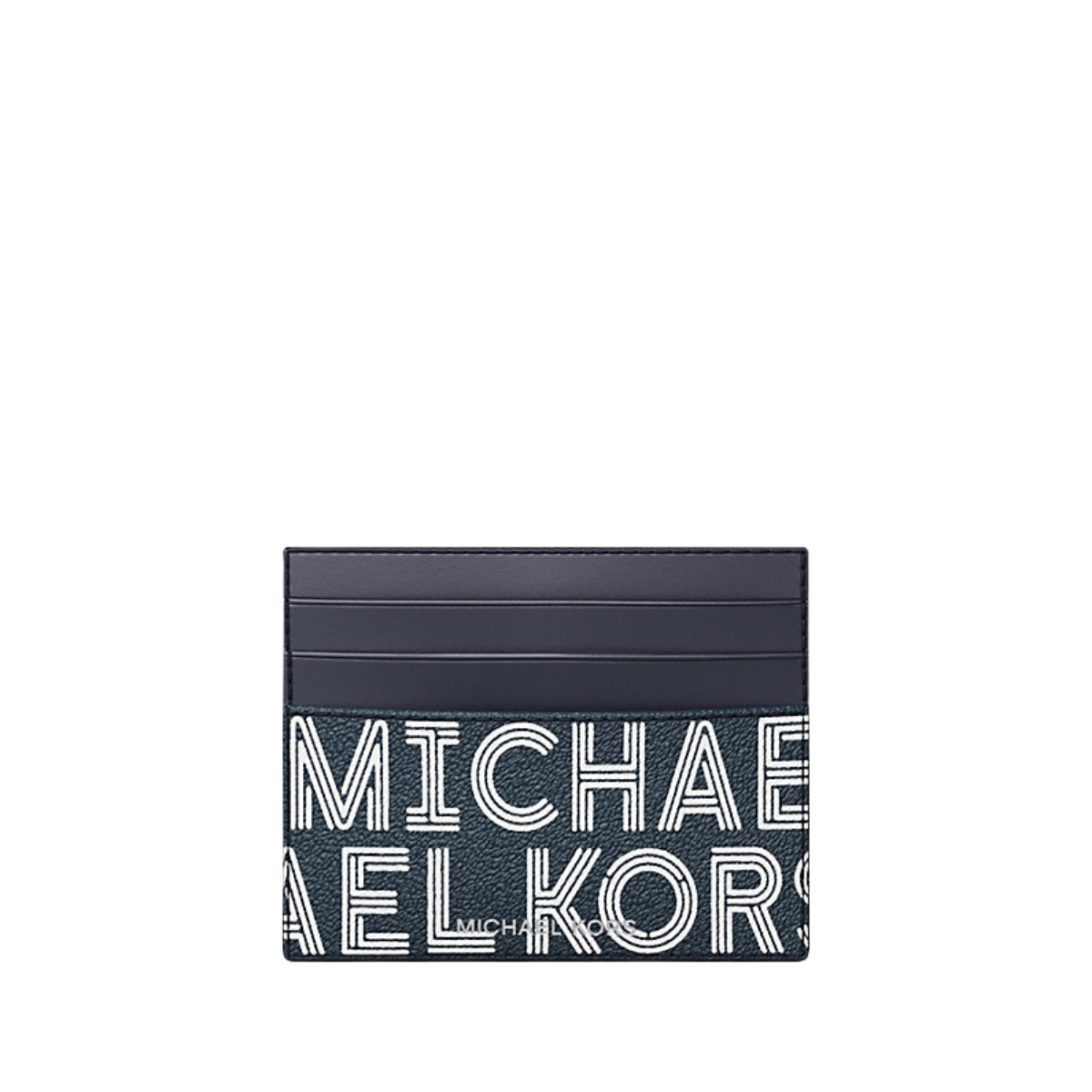 Michael Kors Cooper Graphic Logo Card Case Bright Wht