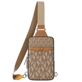 Michael Kors Cooper Small Signature Logo Sling Pack Cml Rorg Mul
