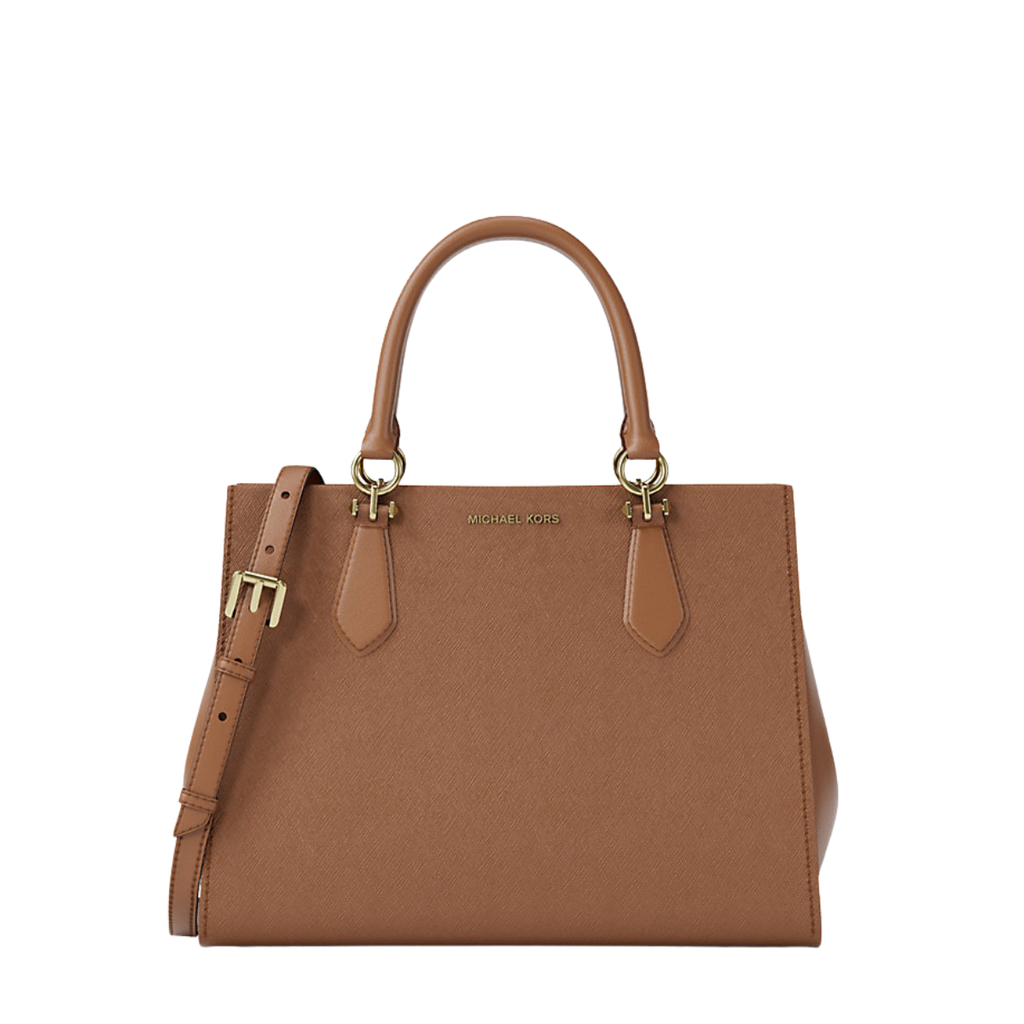Michael Kors Marilyn Medium Saffiano Leather Satchel Luggage