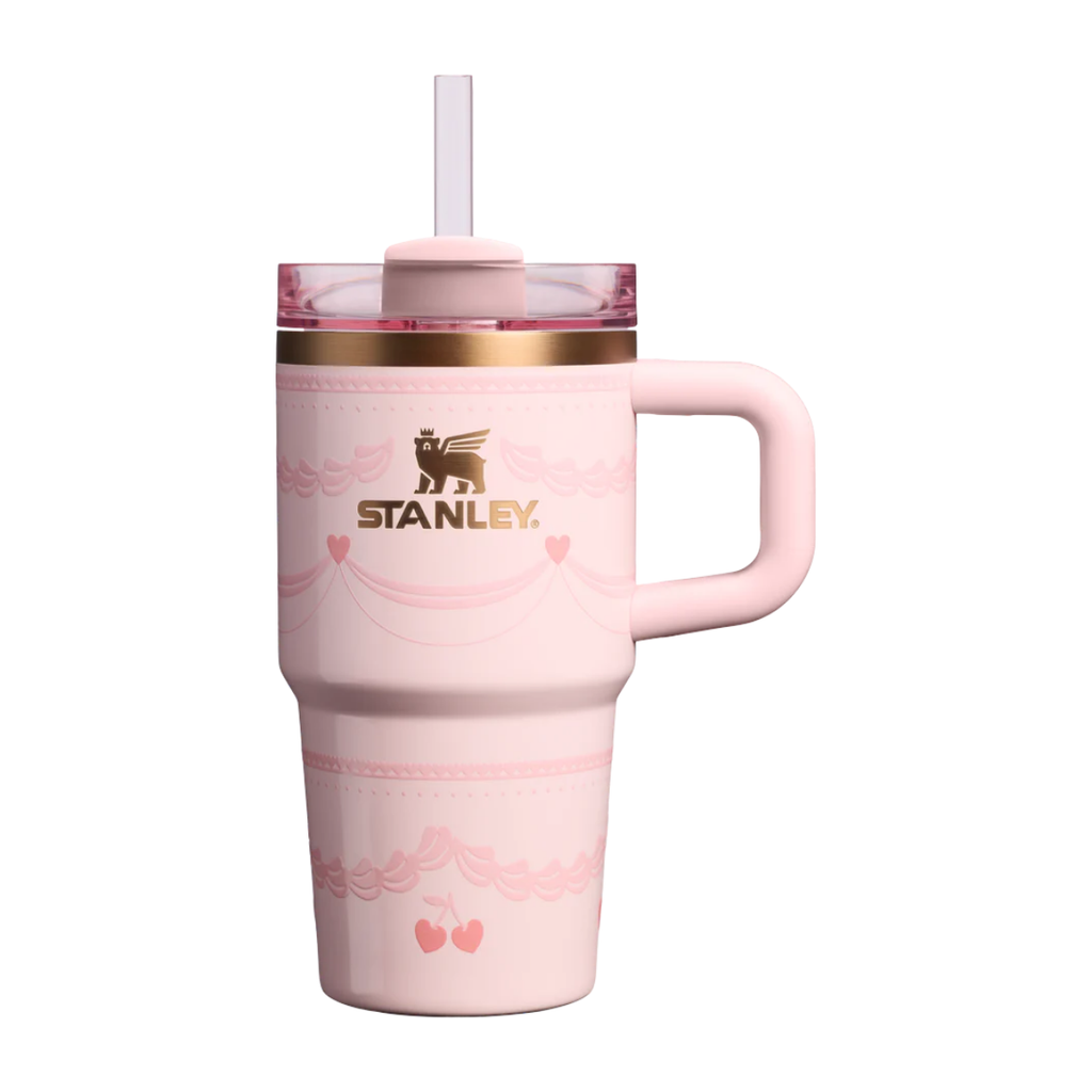 Stanley The Valentine’s Day Quencher H2.0 Flowstate Tumbler | 20 OZ Pink Velvet Cake