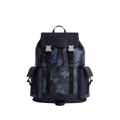 Coach Clark Backpack Signature Camo Print Silver