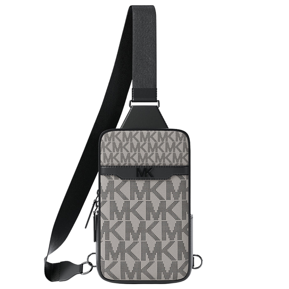 Michael Kors Cooper Small Signature Logo Sling Pack Pg Blk Mul