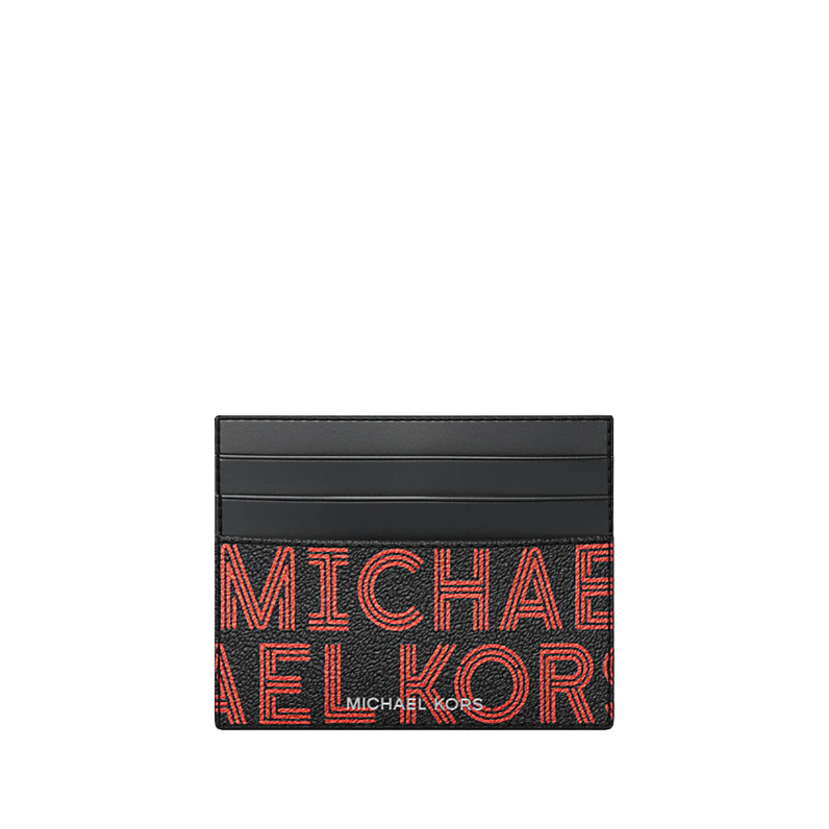 Michael Kors Cooper Graphic Logo Card Case Bright Red