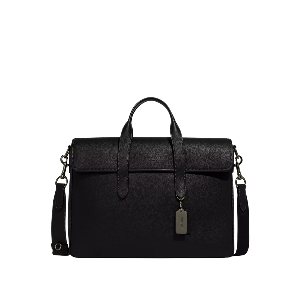 Coach Sullivan Portfolio Brief Gunmetal Black
