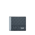 Michael Kors Cooper Signature Logo Billfold Wallet Admirl Multi